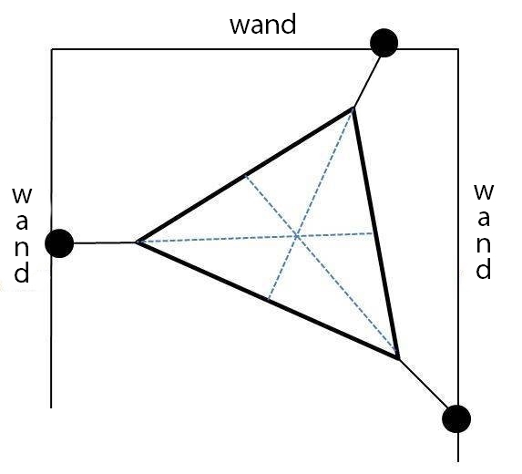 Kit entremurs standard triangle
